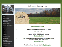 Tablet Screenshot of newburyohio.com